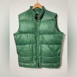 Vintage Walls blizzard pruf down puffer vest green XL